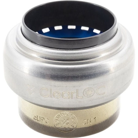 Legend Valve Transparent Push-to-Connect Fittings, 1/2in Push Fit Test Cap 457-483